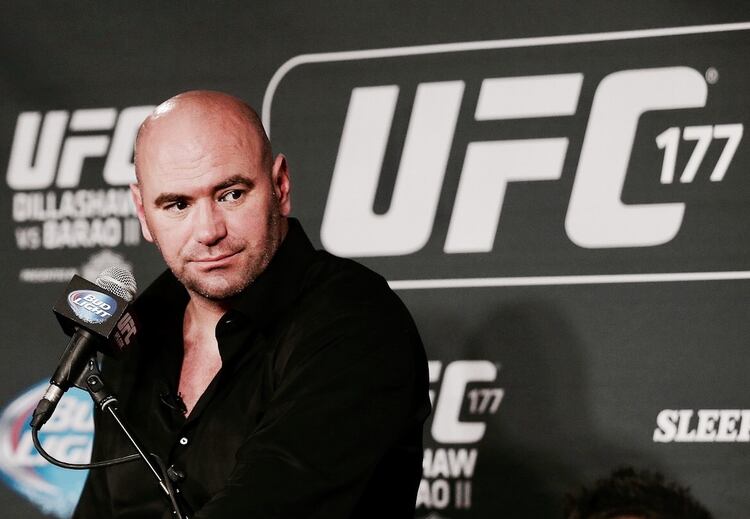 Dana White lo anunció públicamente (AP Photo/Jeff Chiu)