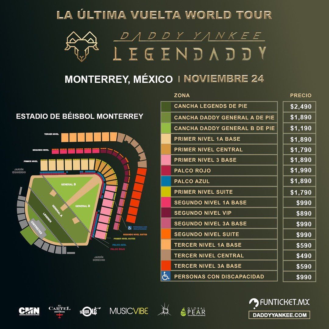 Daddy Yankee announced three new dates in Mexico for his last tour - Infobae