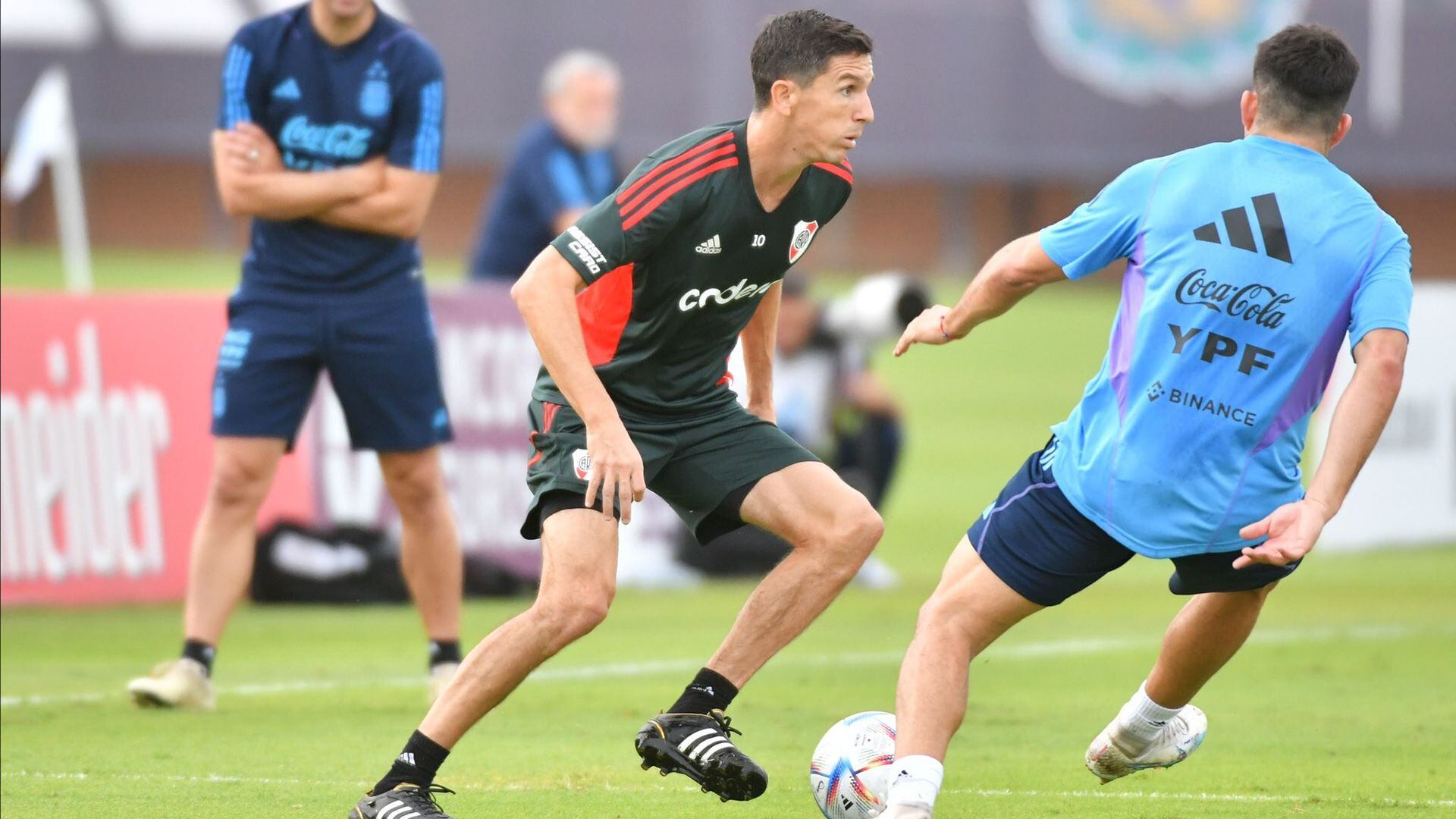 La selección argentina realizó un ensayo formal ante River Plate