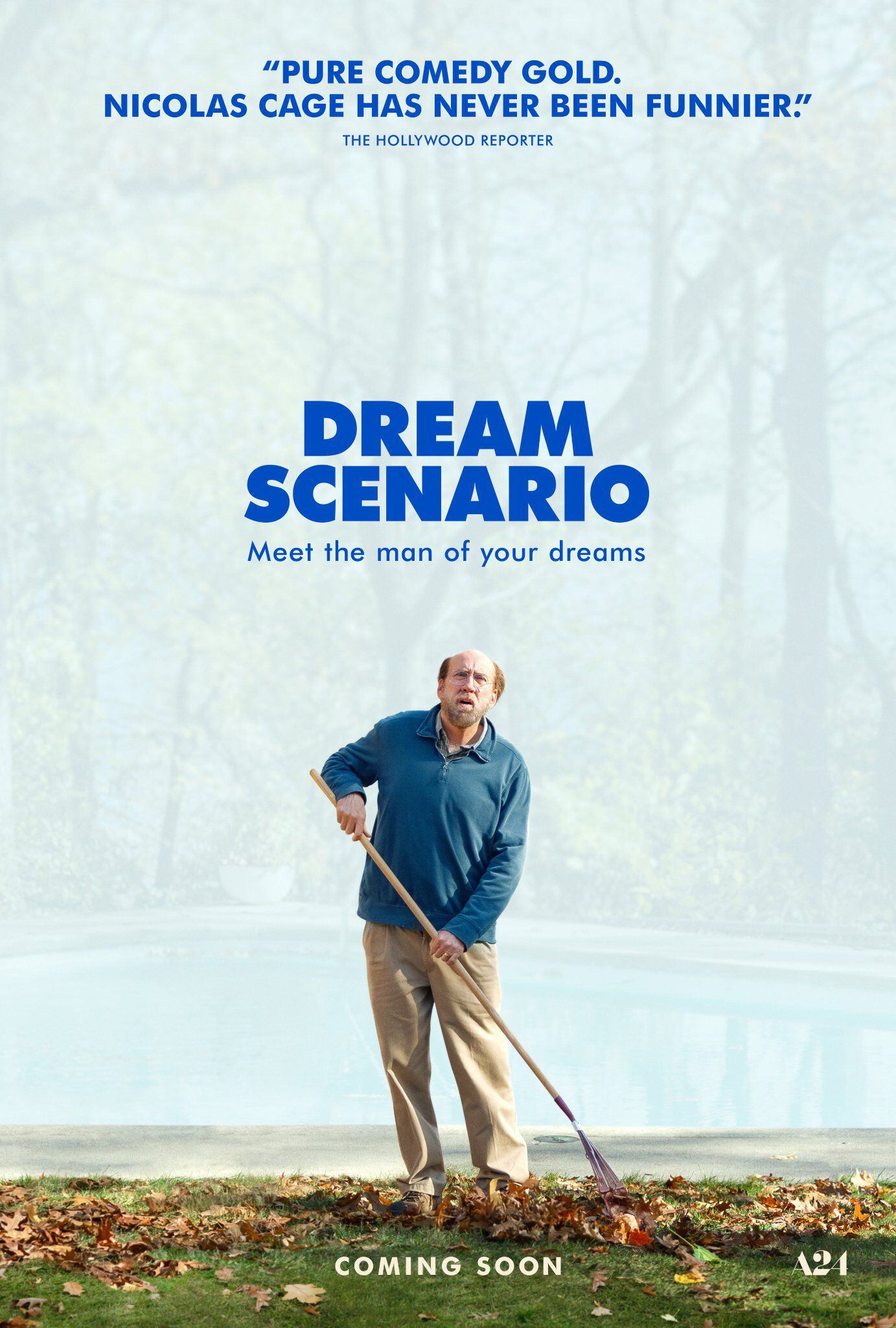 Póster oficial de "Dream Scenario", película presentada por primera vez en el Festival de Toronto. (A24)