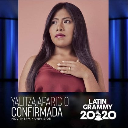Yalitza Aparicio será una de las conductoras de la ceremonia de los Latin Grammy (Foto: Instagram@latingrammys)