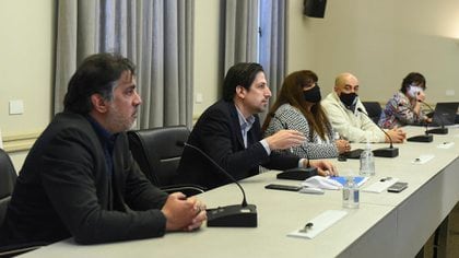 El ministro de Educación Nicolás Trotta encabezó la reunión