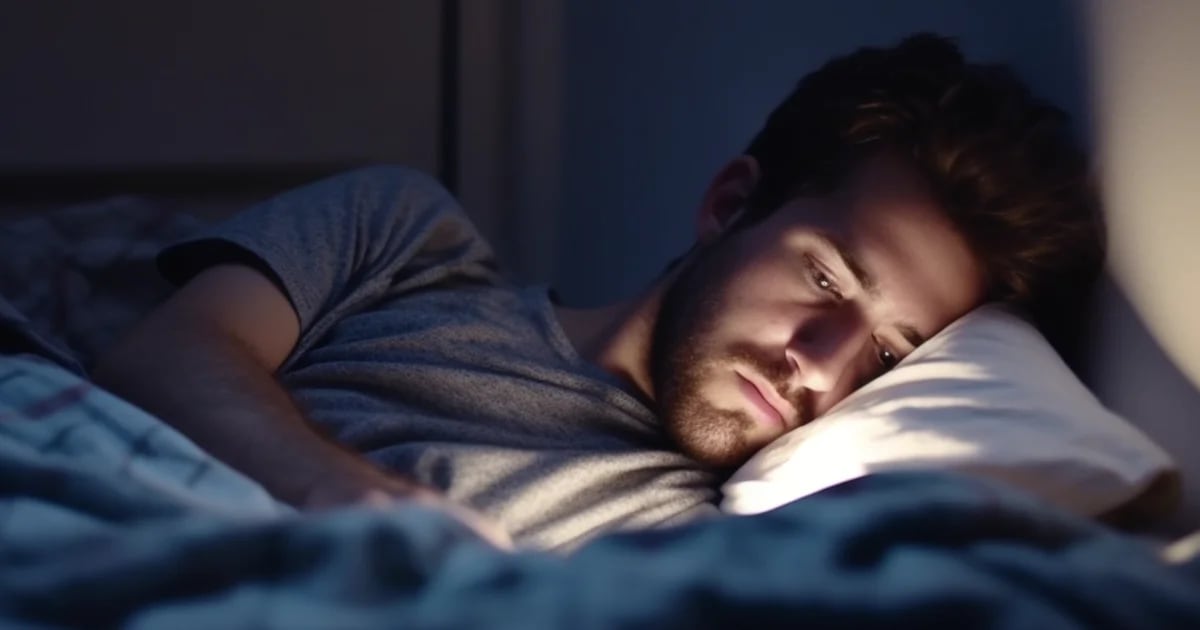 Digital Distractions: Using devices at night can affect sleep and health