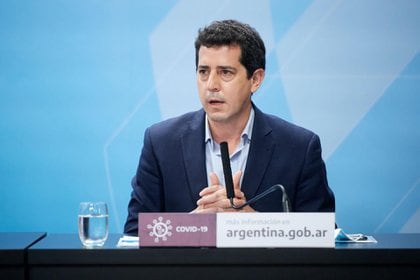 El ministro del Interior, Eduardo "Wado" De Pedro 