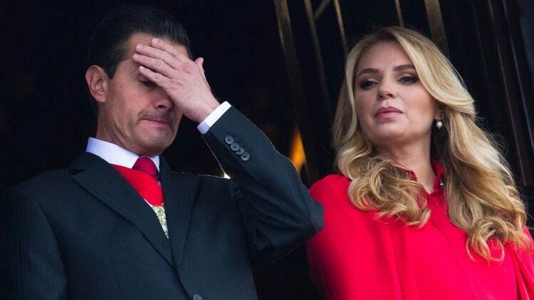 El ex presidente de México, Enrique Peña Nieto, junto a su ex esposa, Angélica Rivera, conocida como “La Gaviota” en el mundo del espectáculo (Foto: Cuartoscuro)