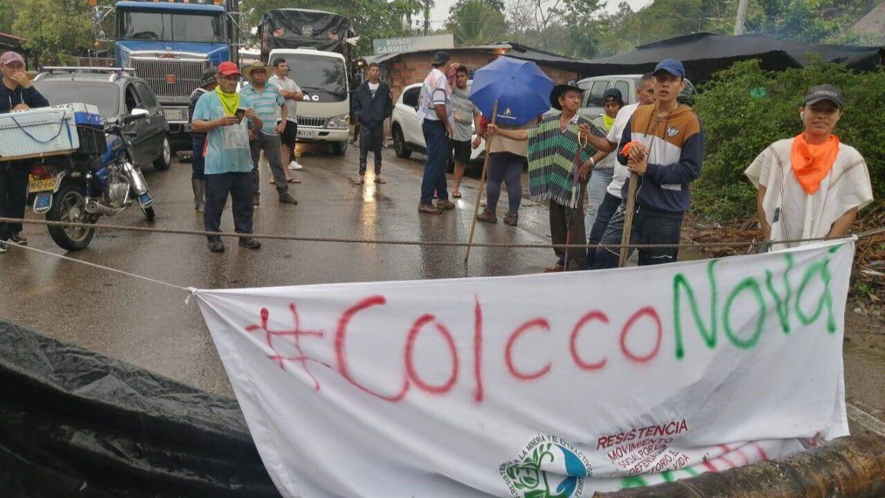 Manifestaciones contra COLCCO en Santander