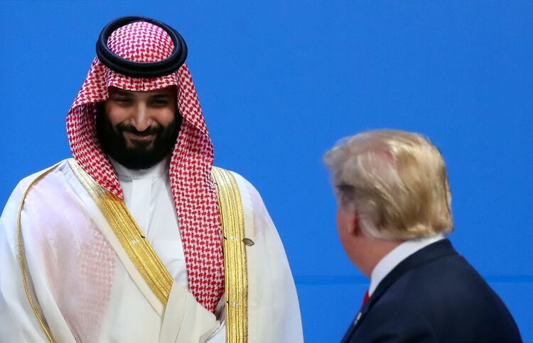 Mohamed bin Salman y Donald Trump (Reuters)