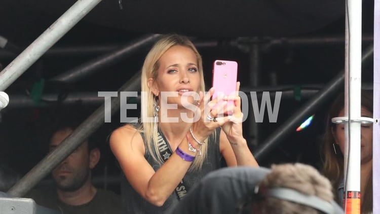 La actriz, fan número uno de Guido Sardelli (Fotos: Mario Sar)