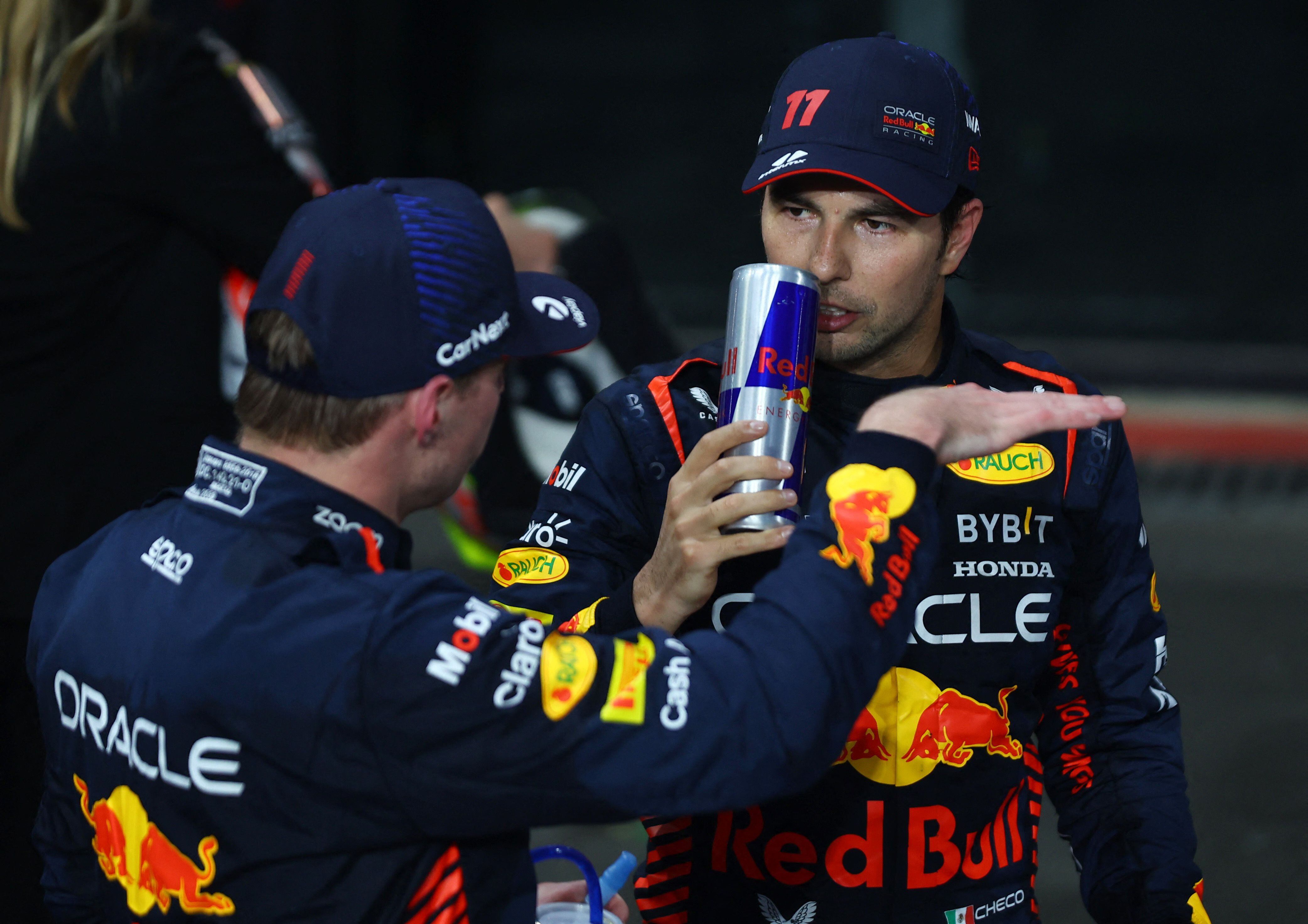 Max Verstappen no ve a Checo Pérez como una amenaza para el campeonato de pilotos (REUTERS/Rula Rouhana)