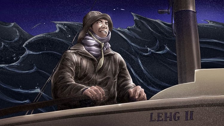 El navegante solitario, el documental dirigido por Rodolfo Petriz, utiliza animaciones para poner en escena las peligrosas aventuras de Dumas en el mar, que no podrían haber sido mostradas de otra manera