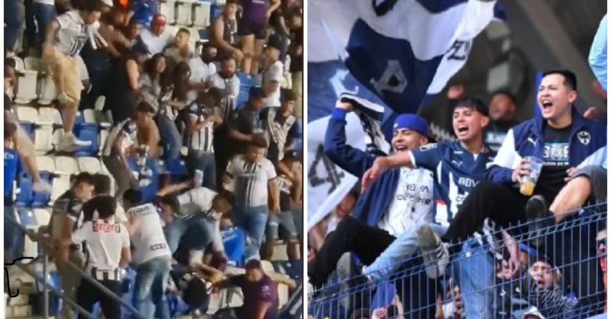 Violence in Liga MX: There was a clash between Monterrey supporters