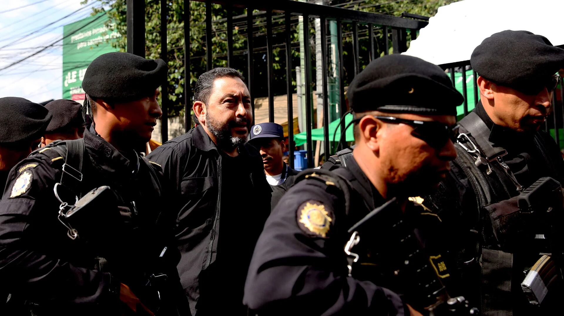 El ex ministro de la gobernación detenido en Guatemala (EFE)