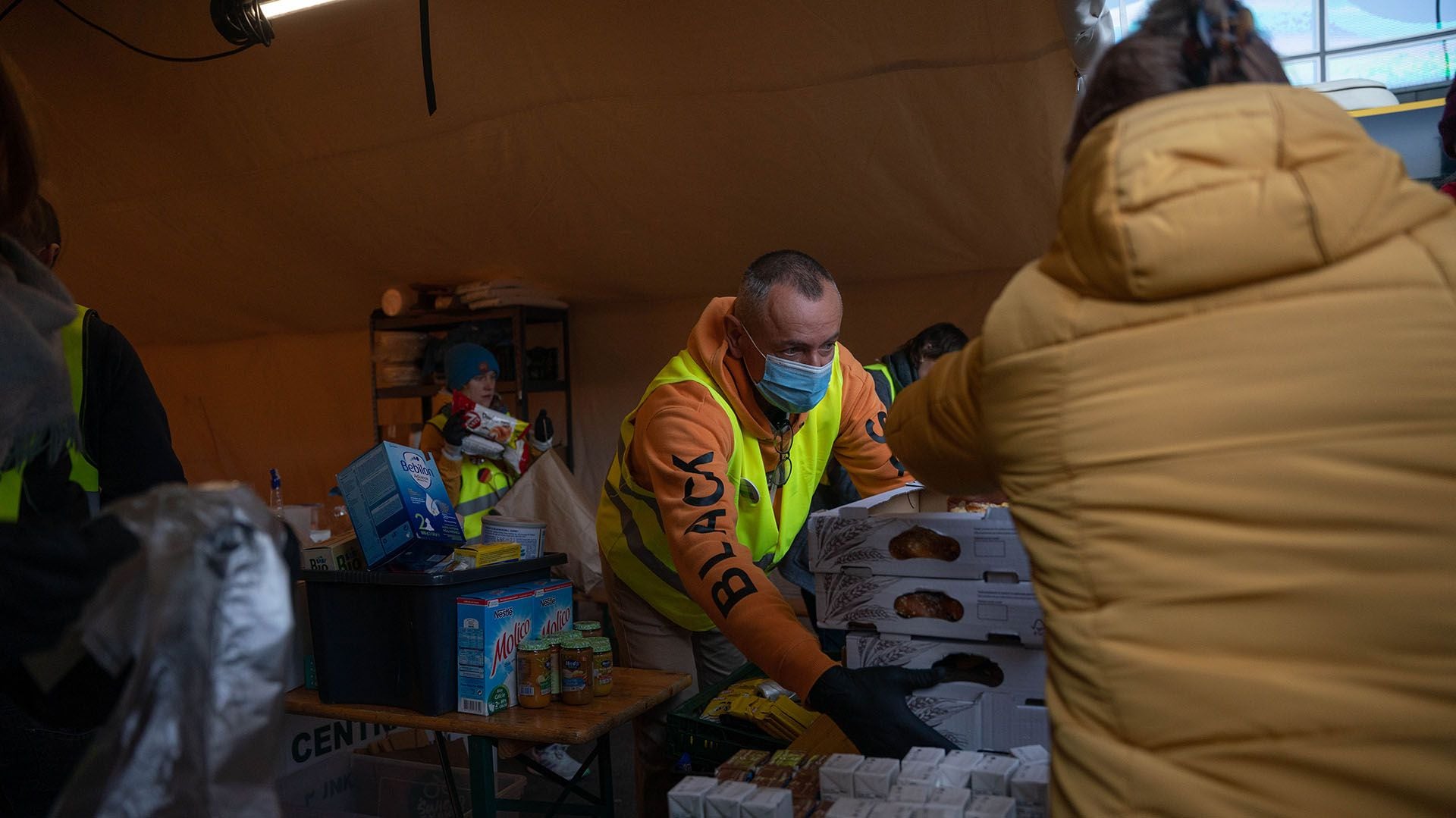 Ukrainian Refugees - Warsaw Train Terminal - 21/03/22