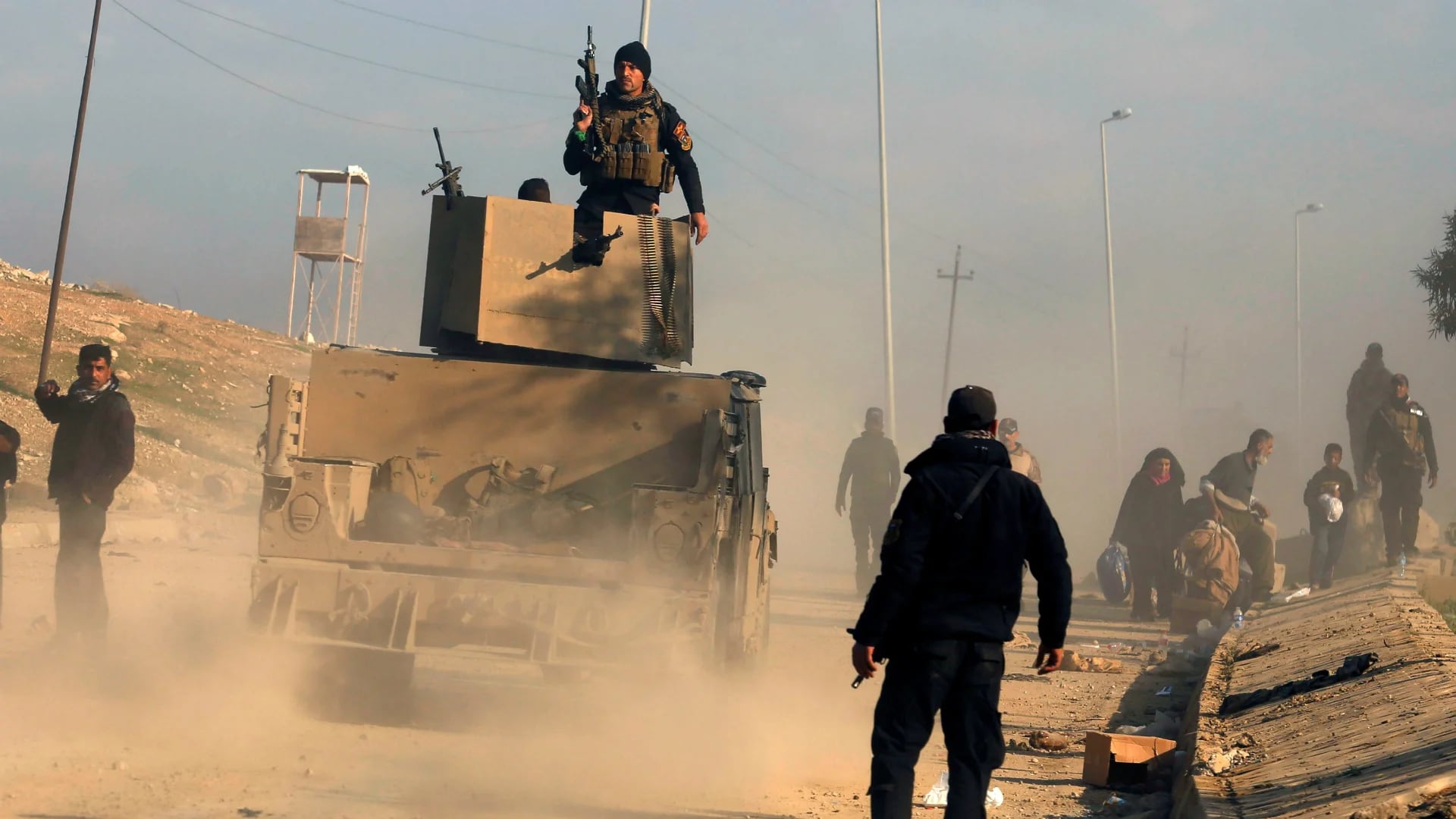 Las tropas iraquíes están cada vez más cerca de liberar Mosul