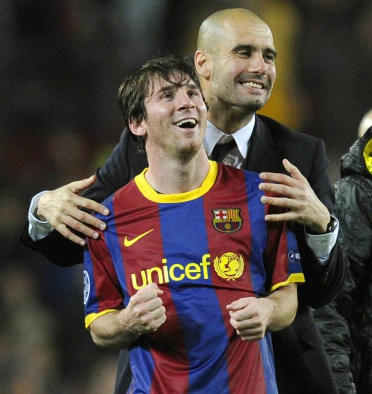 Messi aseguró que su mejor etapa fue junto a Guardiola (AFP)
