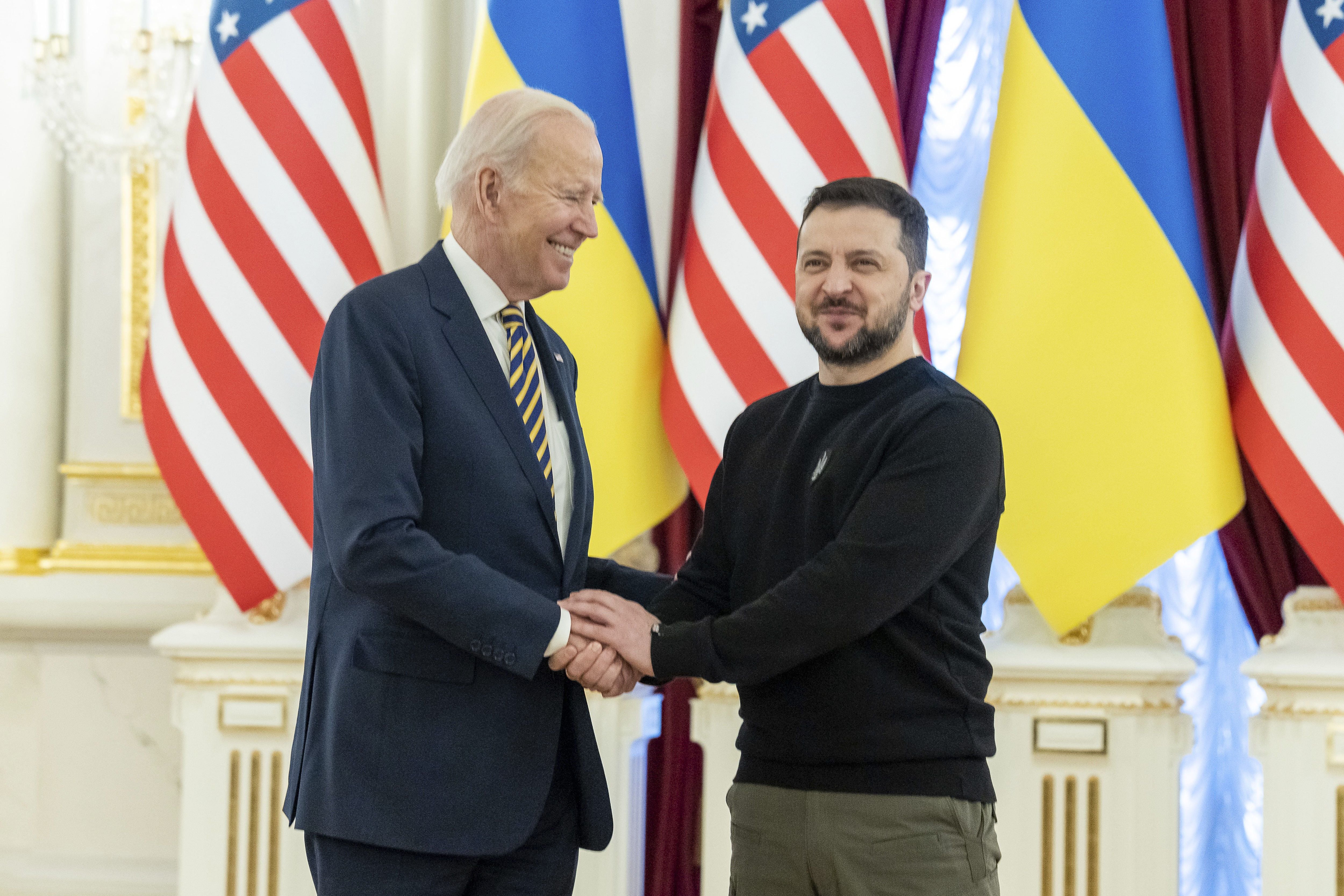 Biden y Zelensky se reunieron en la Casa Blanca en lo que fue su segundo encuentro allí desde el inicio de la guerra (Europa Press)