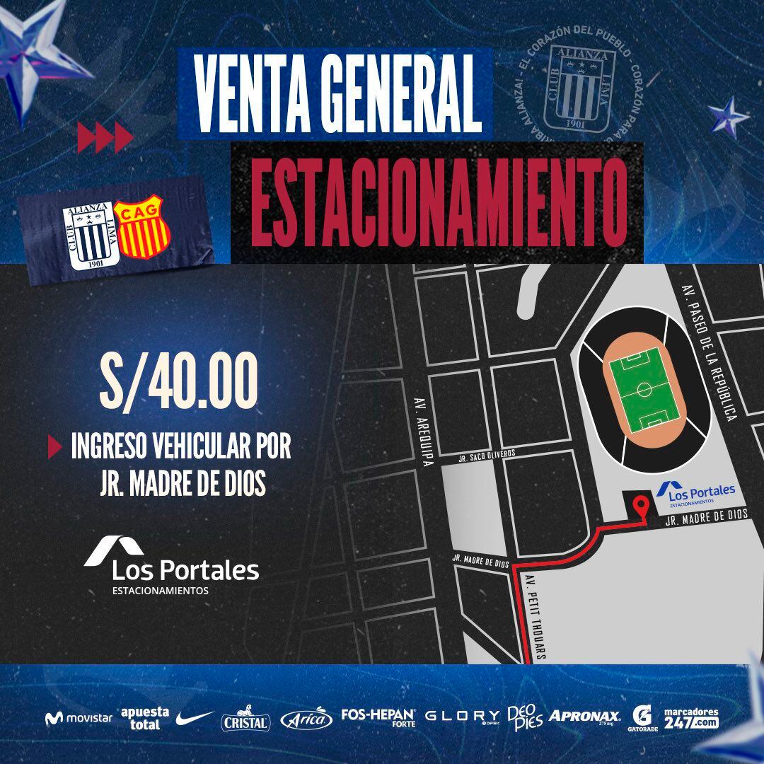 Conoce dónde adquirir cupo para los estacionamientos en el Estadio Nacional. (Foto: Alianza Lima)