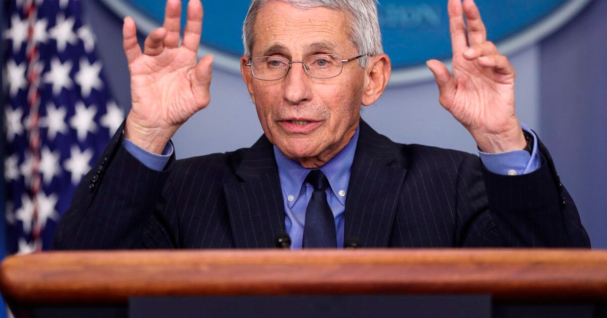 Anthony Fauci confirms that the United States can wake up to more than a million people by day