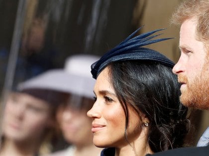 El príncipe Harry y su esposa Meghan, duquesa de Sussex (Alastair Grant / Pool a través de REUTERS)