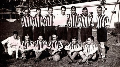 El equipo de Estudiantes de La Plata en 1931, “Los profesores”