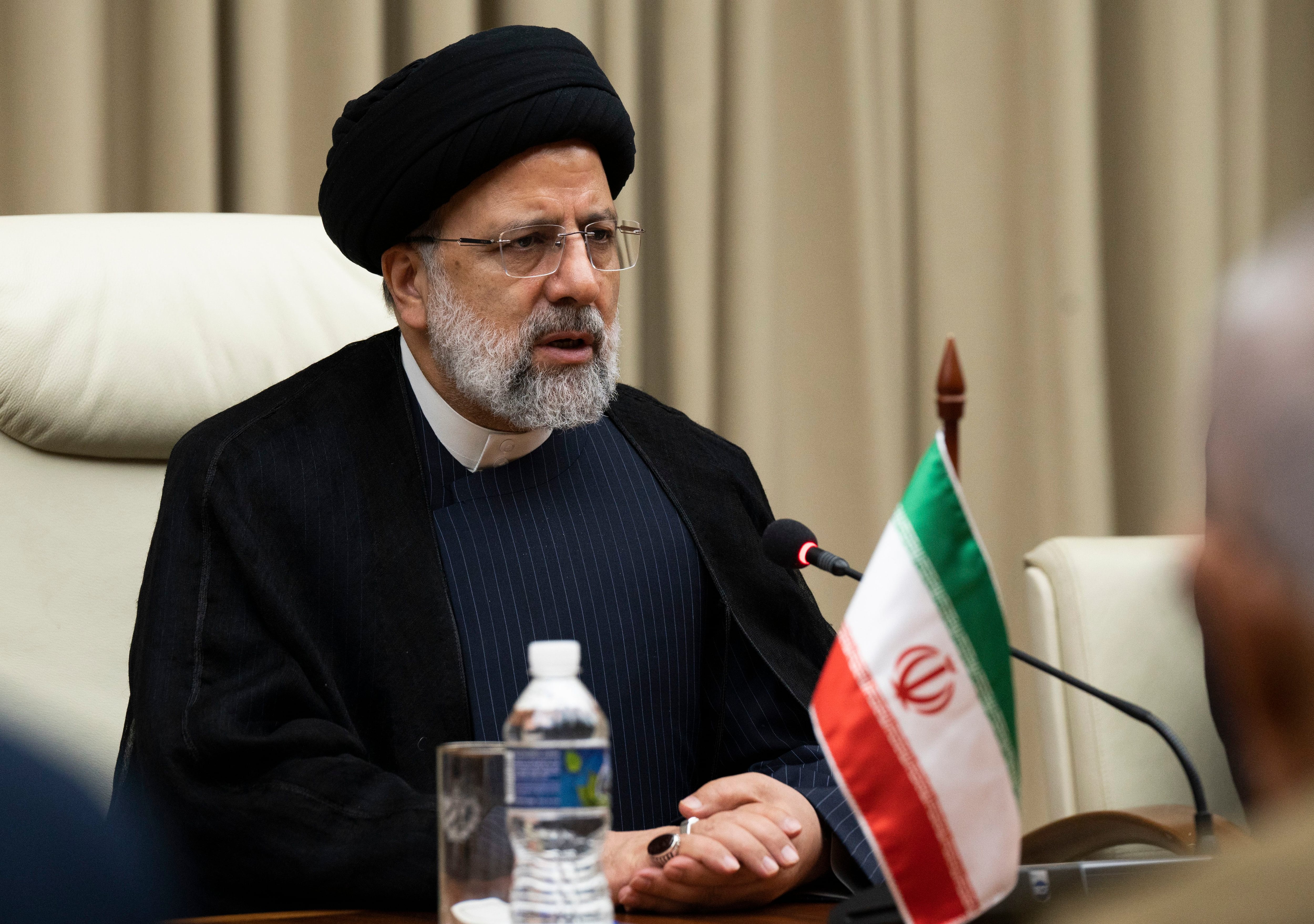 El presidente de Irán, Ebrahím Raisí, responsable de la guerra ilegal que desató Teherán contra Israel