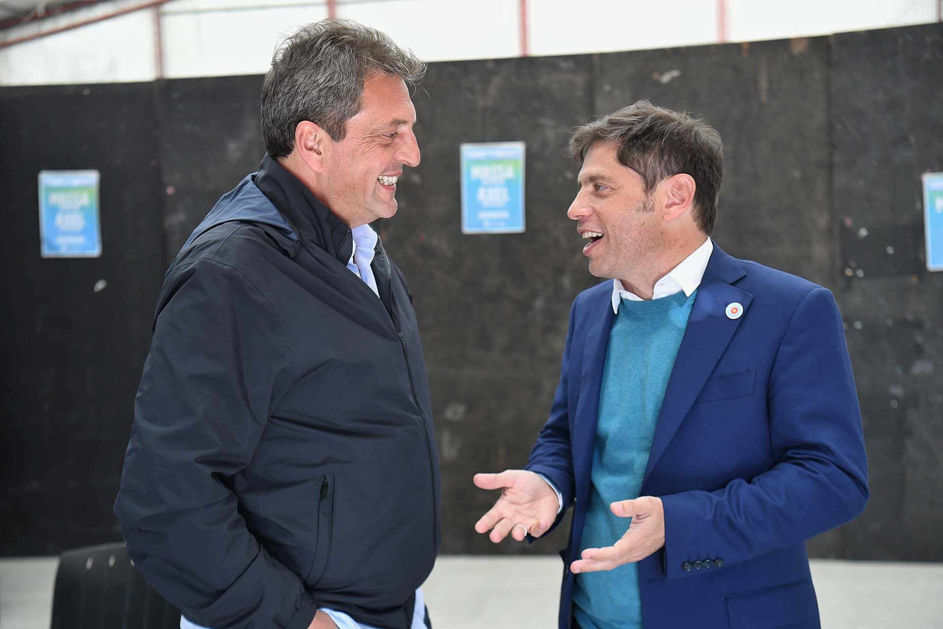 Sergio Massa y Axel Kicillof preparan un acto multitudinario para el martes en el Estadio de Arsenal de Sarandí (Crédito: prensa Axel Kicillof)