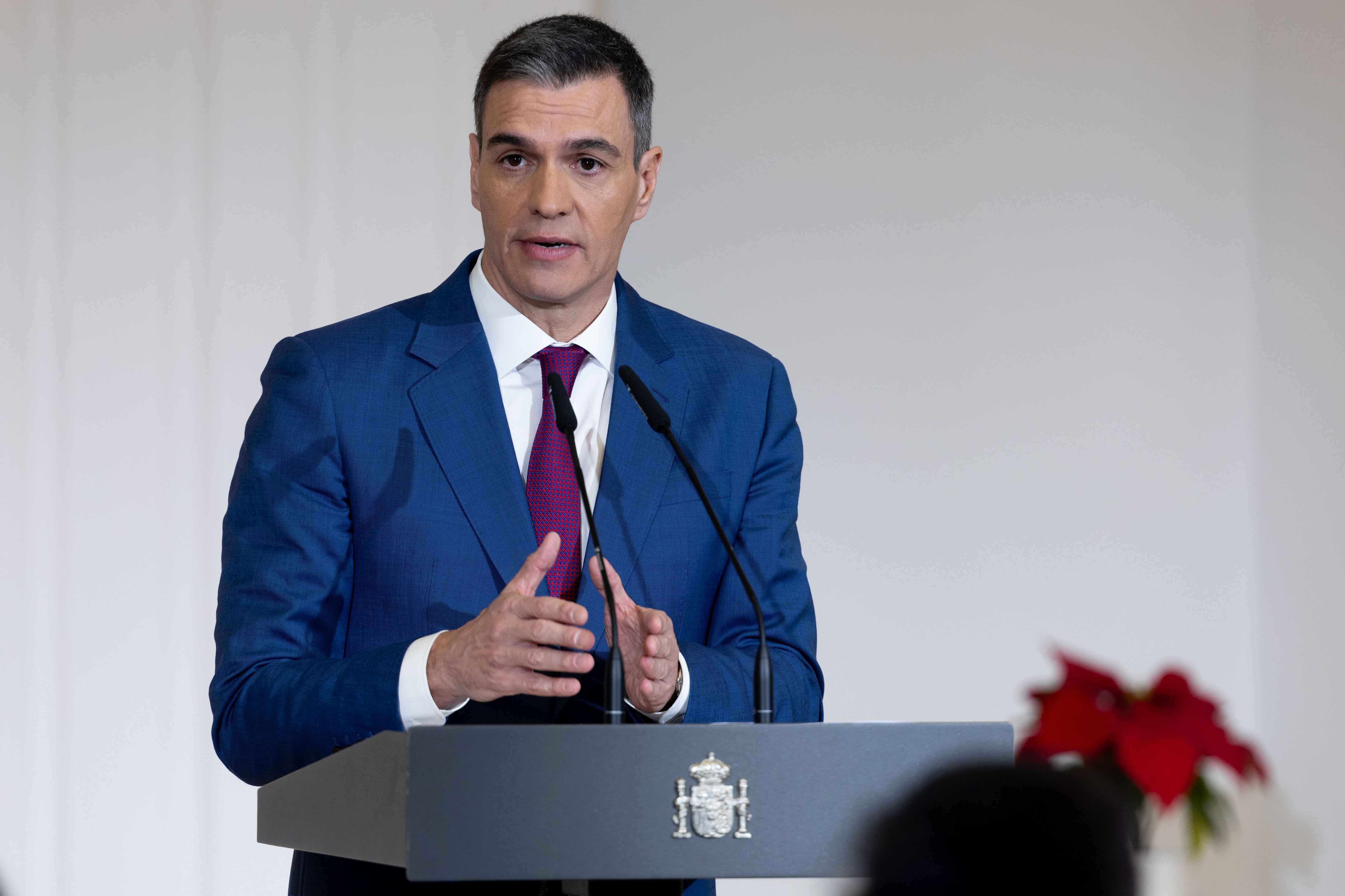 Pedro Sánchez anuncia en La Moncloa las medidas de los decretos anticrisis. (Eduardo Parra - Europa Press)