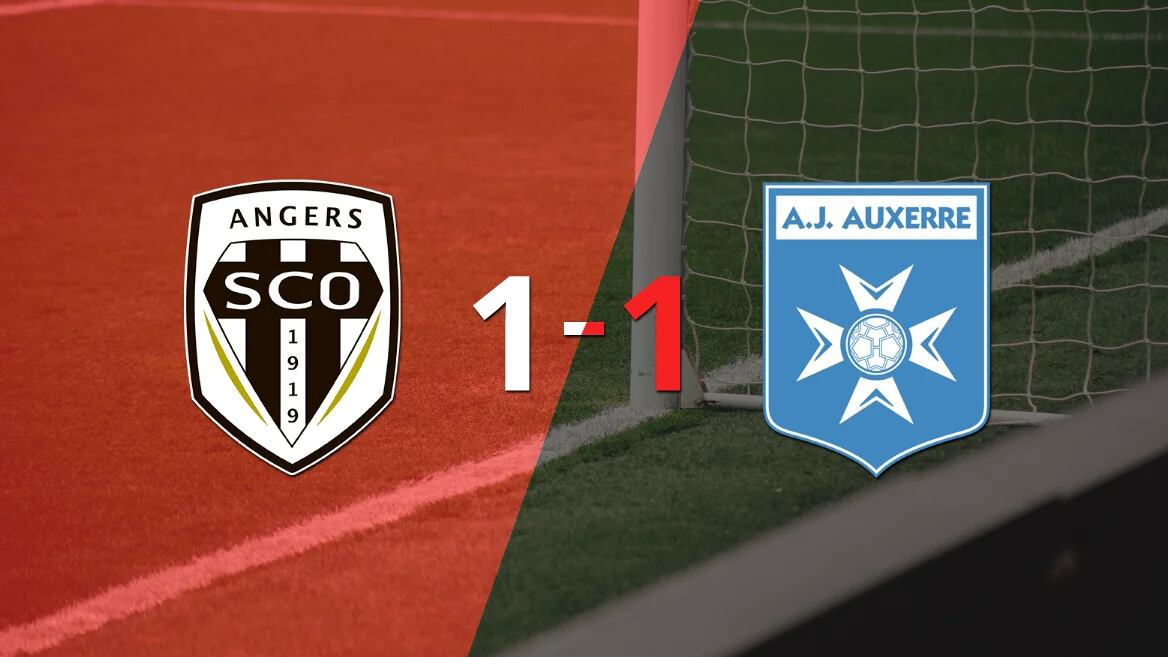 Angers y Auxerre empataron 1 a 1