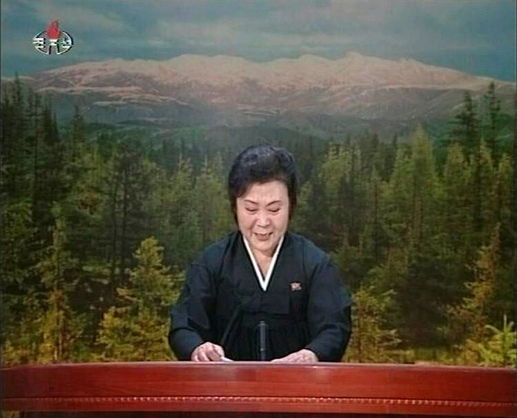 La presentadora de televisión norcoreana que anunció entre lágrimas la muerte del dictador Kim Jong-il 