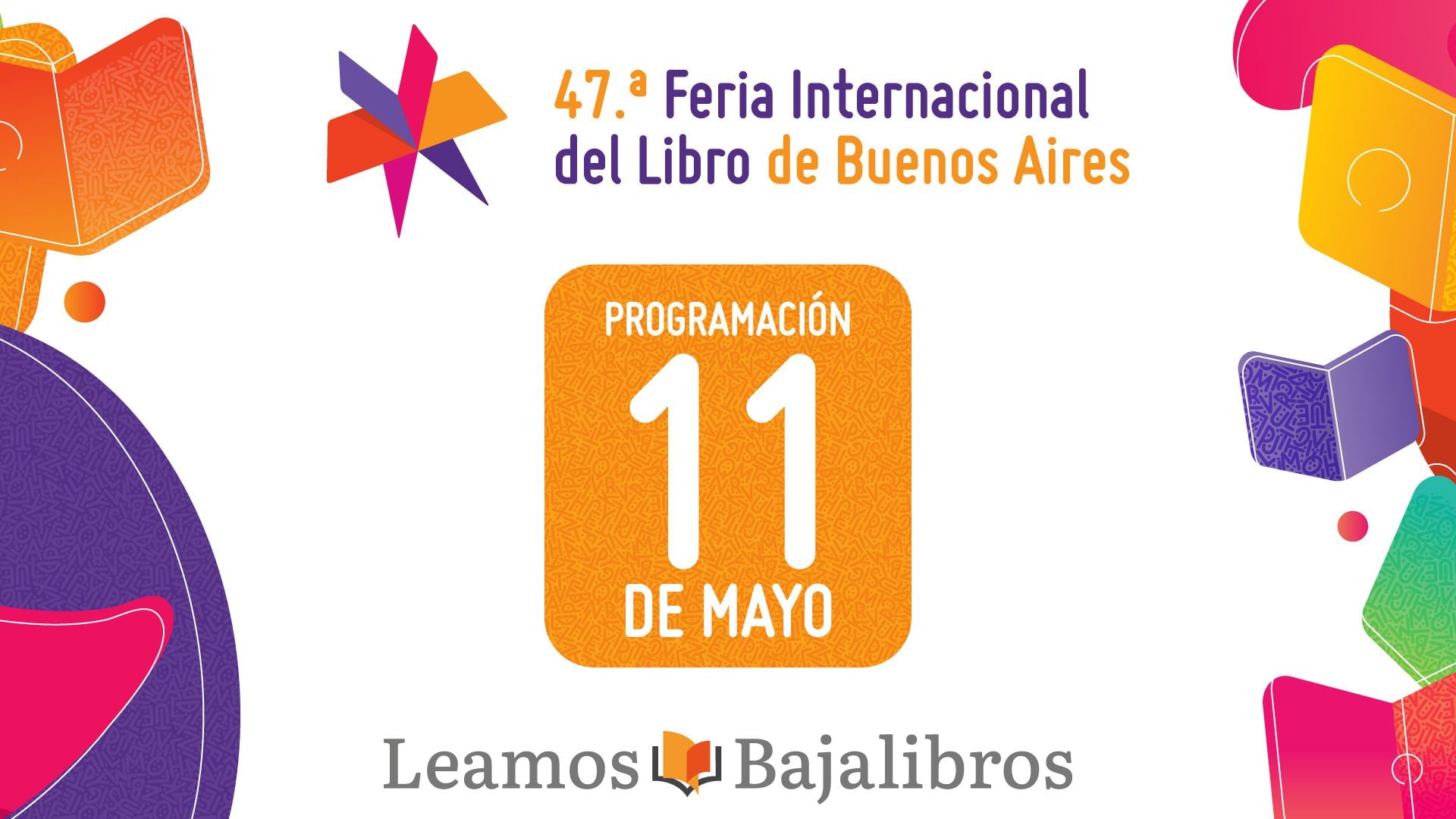 Qué actividades se llevarán a cabo el jueves 11 de mayo en la Feria del Libro de Buenos Aires 2023. 