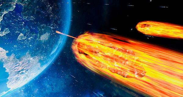 Una lluvia de meteoritos podría significar el fin de la vida en la Tierra