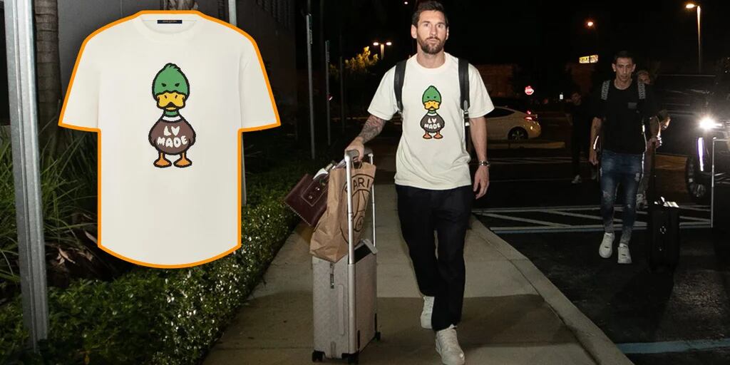 Official Lv Made The Lionel Messi Shirt Louis Vuitton X Nigo Intarsia Jacquard  Duck T Shirt