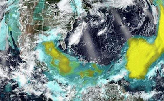 Una triple conjunción de corrientes de aire causó la histórica tormenta Godzilla de polvo del Sáhara que se arrastró durante dos semanas en junio de 2020 hacia el Caribe y Golfo de MéxicoSebastián Carrasco /Europa Press