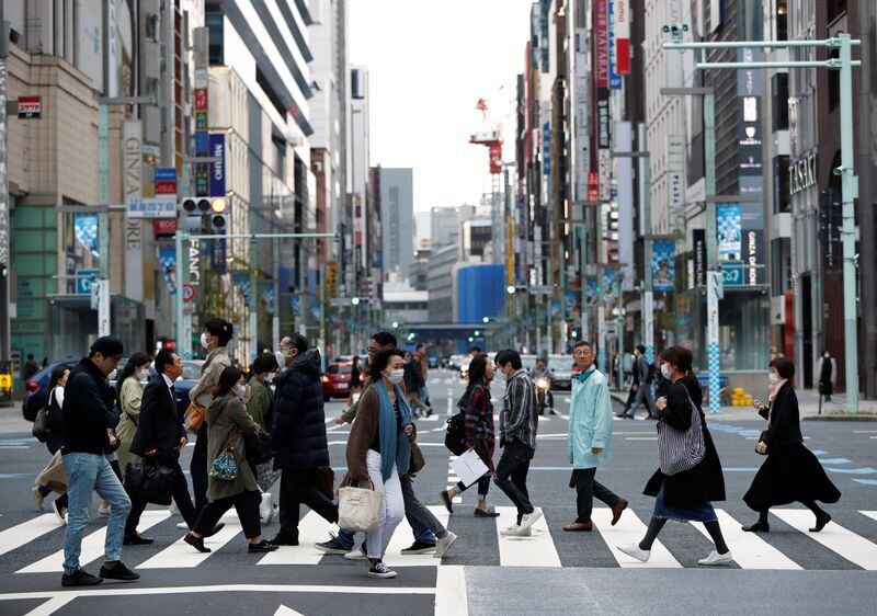 Ginza es un epicentro del comercio y de exclusivas marcas en Tokio /REUTERS/Issei Kato