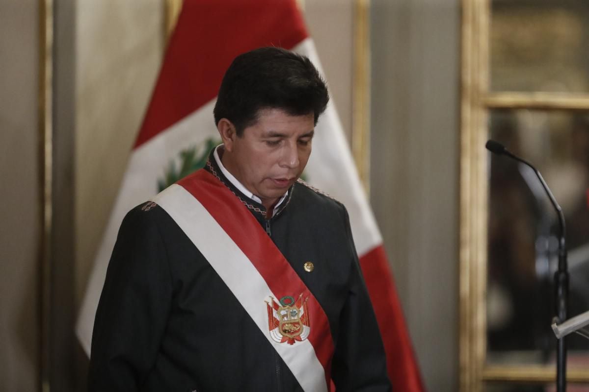 Pedro Castillo dio un golpe de Estado el pasado 7 de diciembre del 2022.