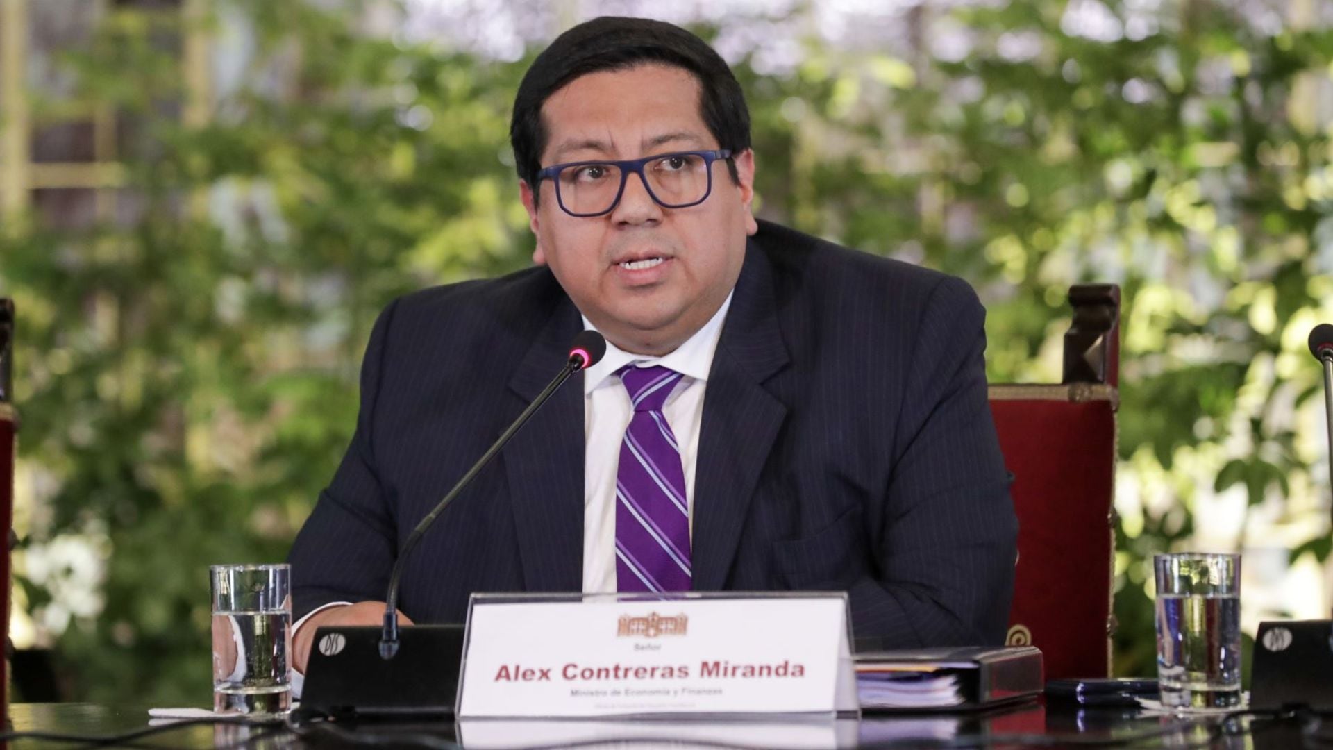 Economy Minister, Alex Contreras. (Andina)