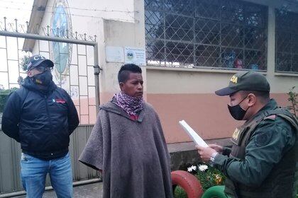 Luis Alveiro Lima, capturado por el delito de acceso carnal violento agravado, municipio de Cuaspud Carlosama. (Foto: Fiscalía)