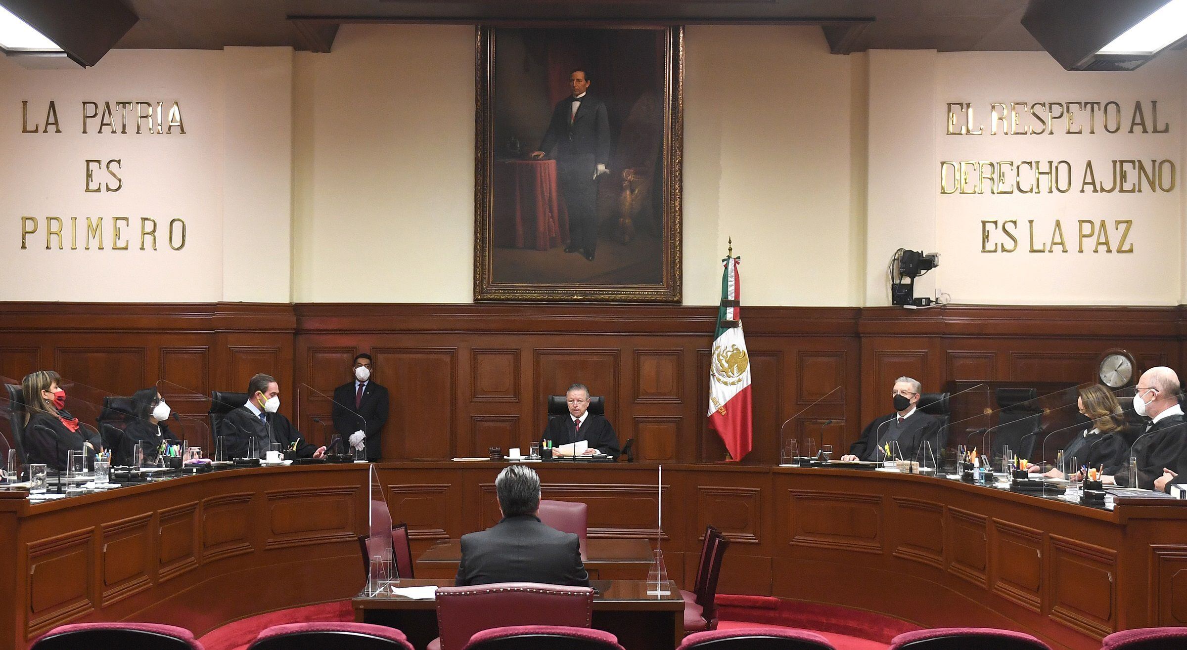 La Suprema Corte admitió a trámite la acción de inconstitucionalidad que promovieron los coordinadores de la coalición Va por México (EFE/ Suprema Corte de Justicia de la Nación)