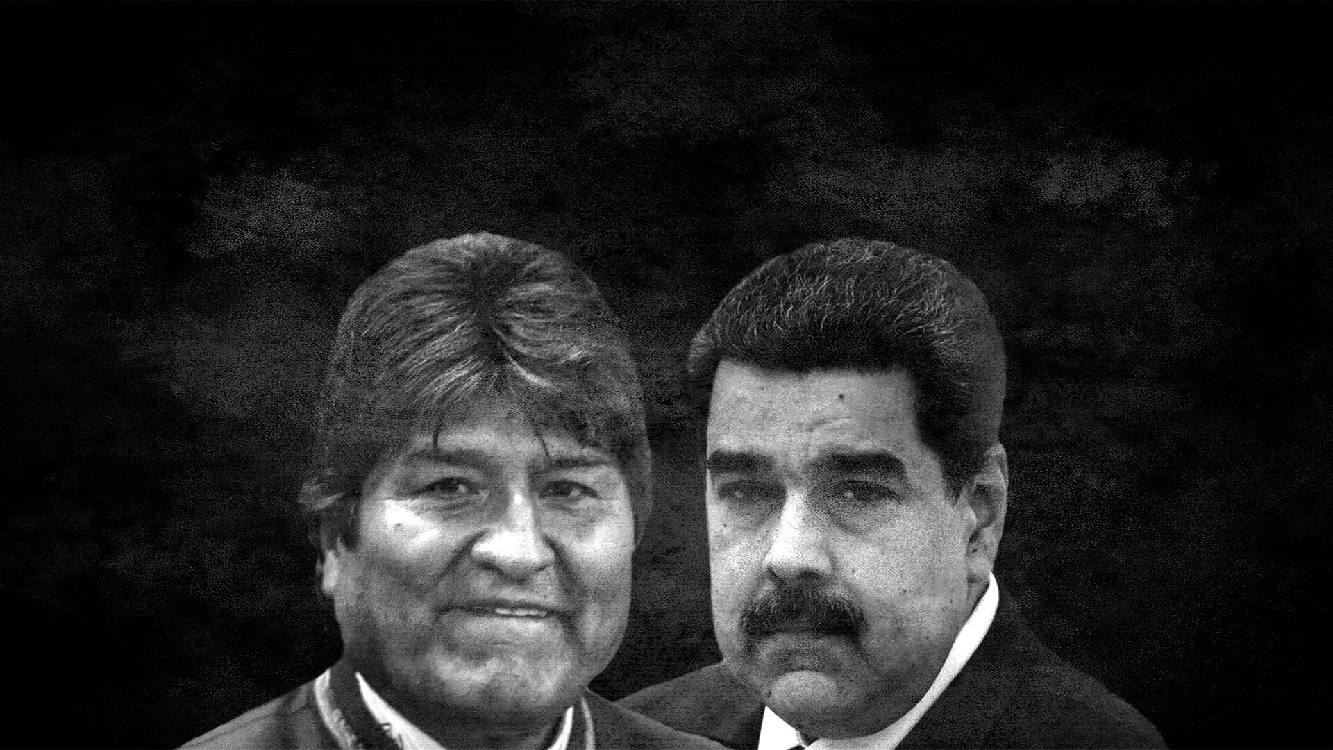 Evo Morales y Nicolás Maduro. El patrón del Palacio Quemado sigue los pasos del dictador caraqueño