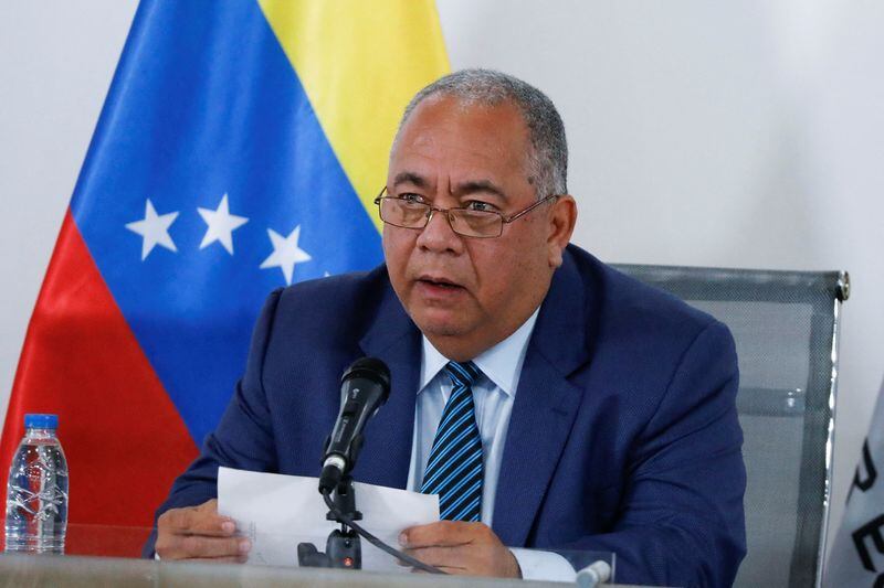 Elvis Hidrobo Amoroso, el nuevo presidente del Consejo Nacional Electoral (CNE) de Venezuela (REUTERS/Leonardo Fernández Viloria)