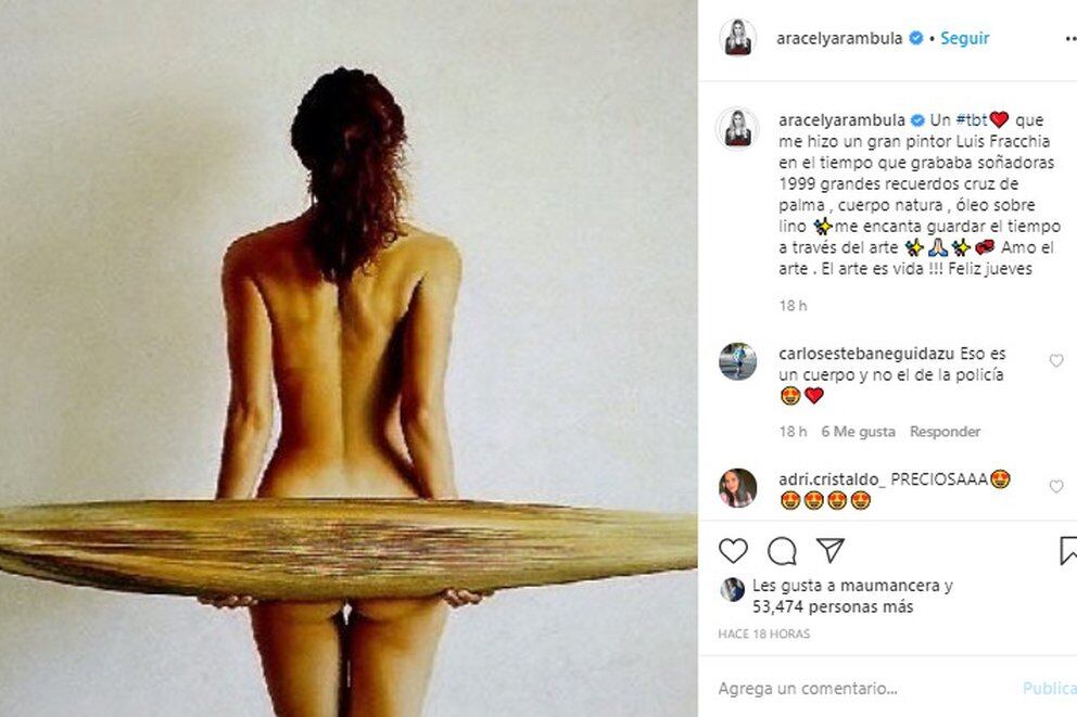 El Desnudo Artístico De Aracely Arámbula La Ex De Luis Miguel