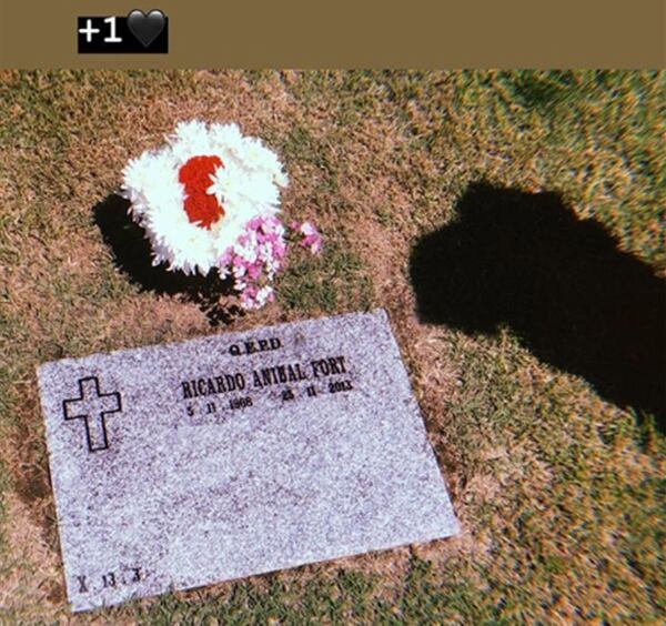 El posteo de Marta Fort, recordando a su padre, Ricardo (Foto: Instagram)