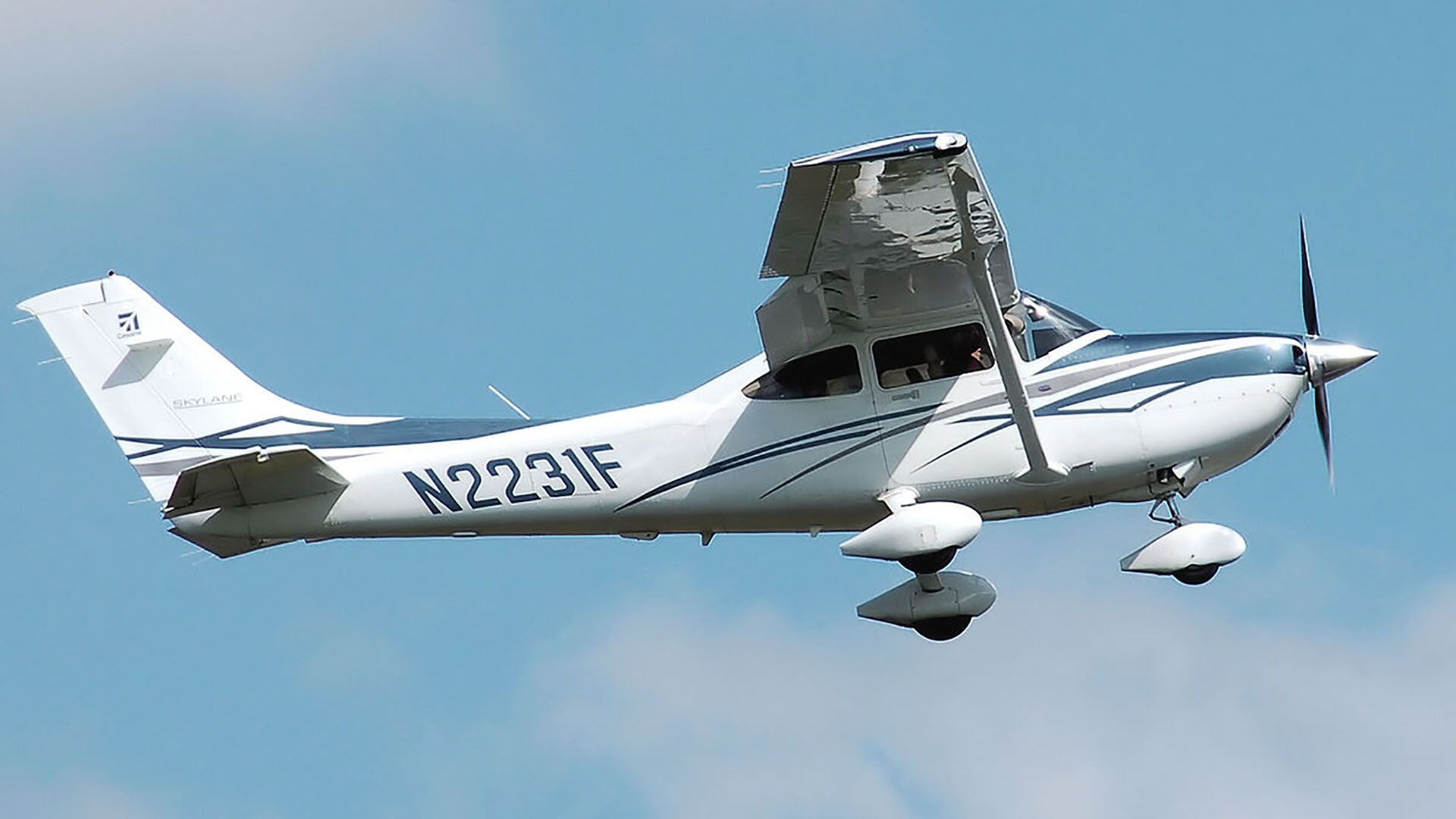 Imagen de archivo de una avioneta tipo Cessna
