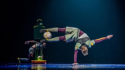 Estreno de Messi10, el espectÃ¡culo del Cirque du Soleil inspirado en Lionel Messi (Foto: Nancy Martinez)