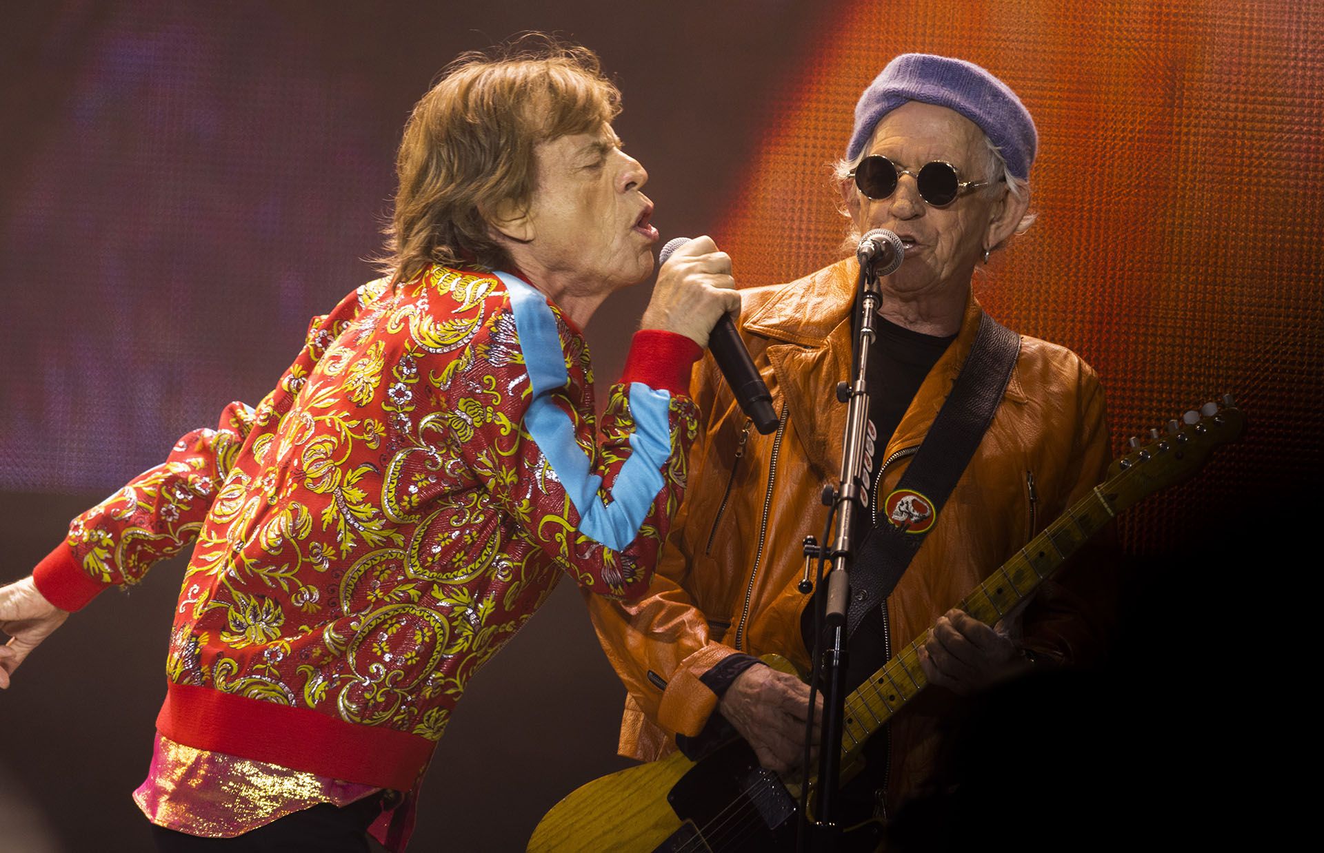 La relación entre Jagger y Richards no siempre fue pacífica. Hubo épocas tormentosas en las que la estabilidad del grupo peligró (Photo by Sven Hoogerhuis/BSR Agency/Getty Images)