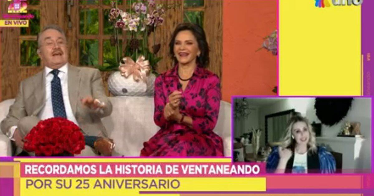 Surprise in Ventaneando !: Atala Sarmiento also joined the celebrations for the 25 years