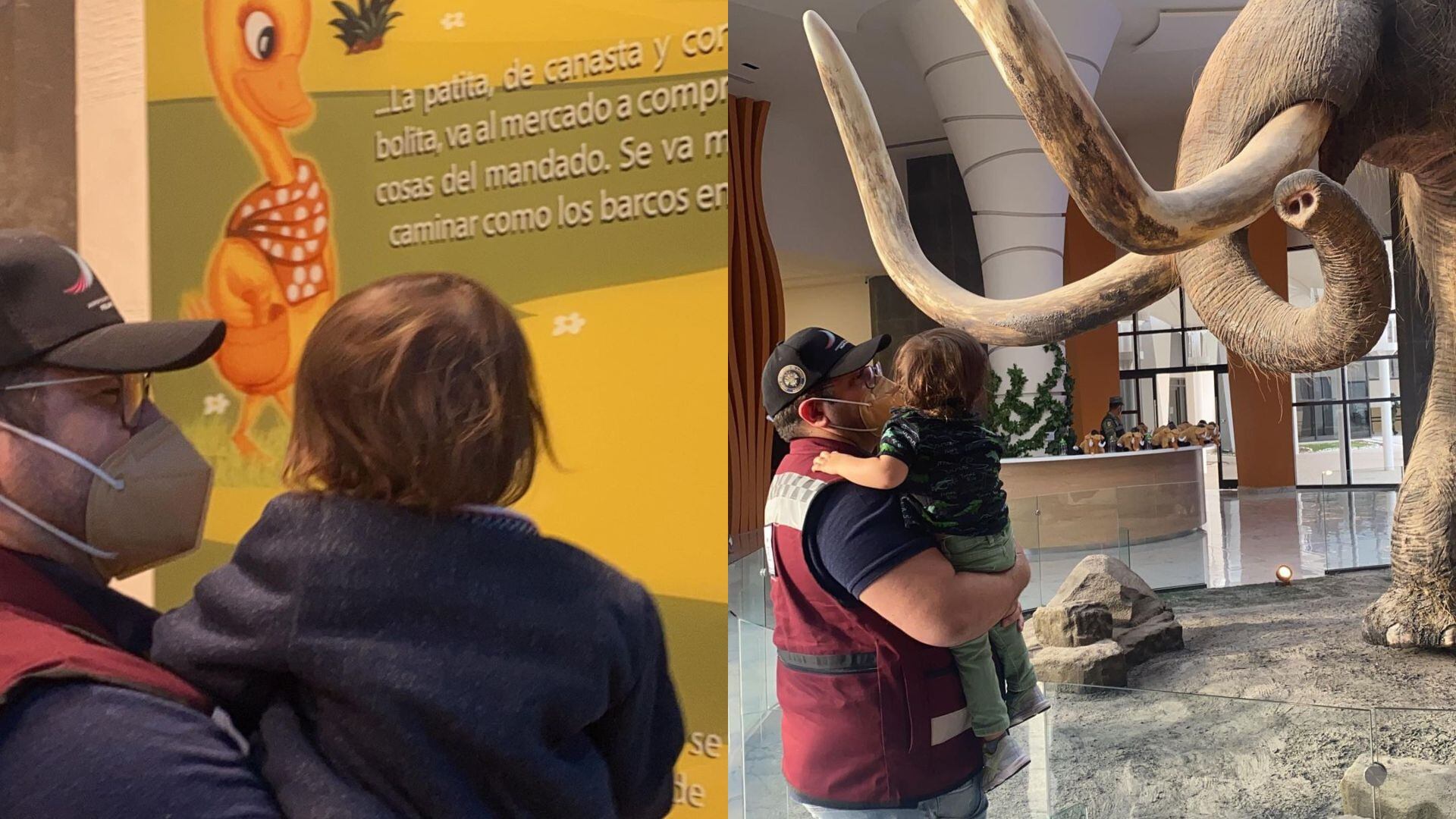 the son of amo and his wife walked through the aifa on the day of its inauguration