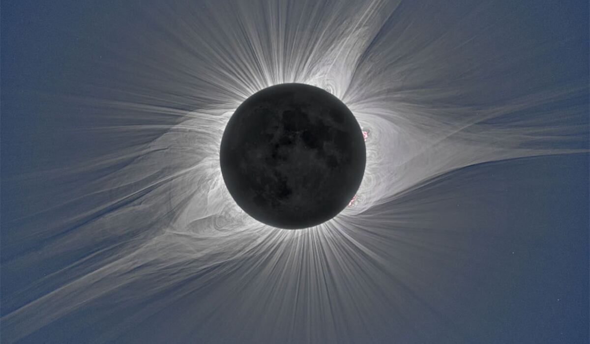 El 8 de abril de 2024, un eclipse solar total atravesará América del Norte. (NASA)