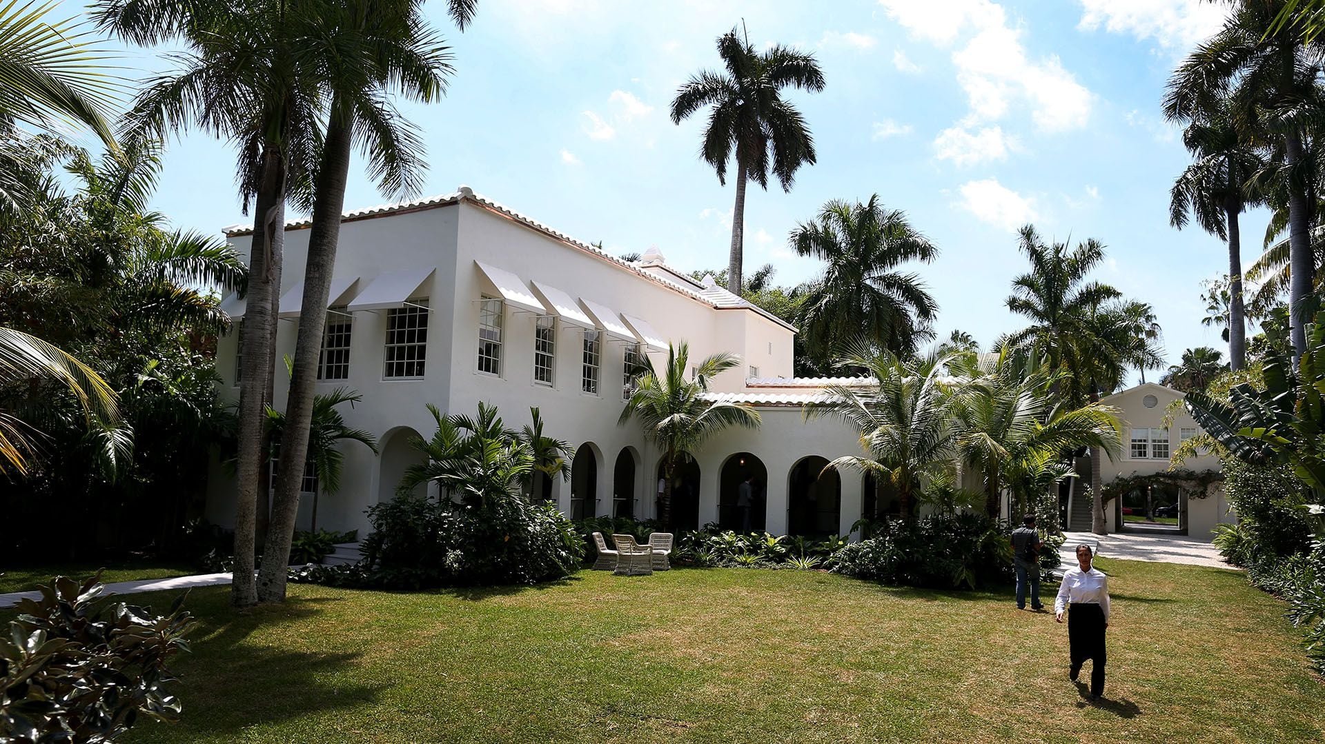 La antigua casa de Al Capone se ve durante un recorrido por la casa histórica el 18 de marzo de 2015 en Miami Beach, Florida.  (Foto de Joe Raedle/Getty Images)