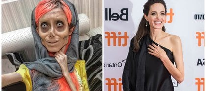 Sahar Tabar se comparaba con la actriz Angelina Jolie